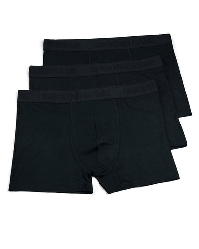 Pánské bambusové boxerky Shadow (černé), 3pack