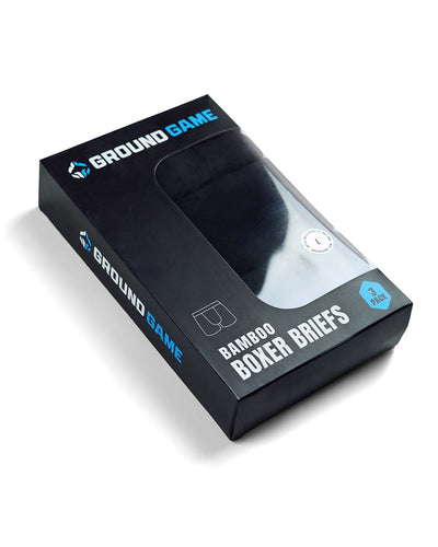 Pánské bambusové boxerky Shadow (černé), 3pack