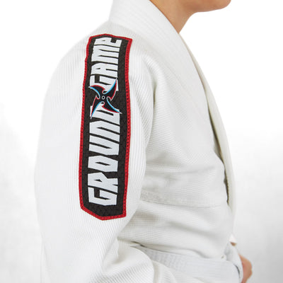 Dětské GI na BJJ Ninja (bílé) + pásek ZDARMA