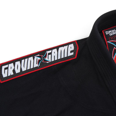 Dětské GI na BJJ Ninja (černé) + pásek ZDARMA