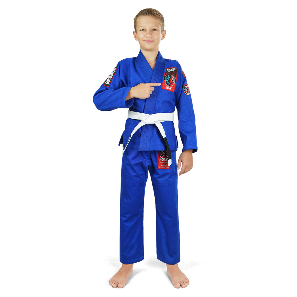 Dětské BJJ GI Ninja (modré) + PÁSEK ZDARMA