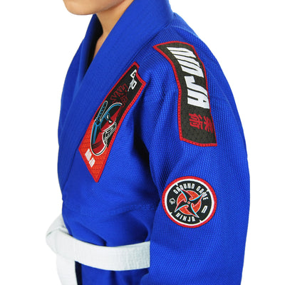 Dětské BJJ GI Ninja (modré) + PÁSEK ZDARMA
