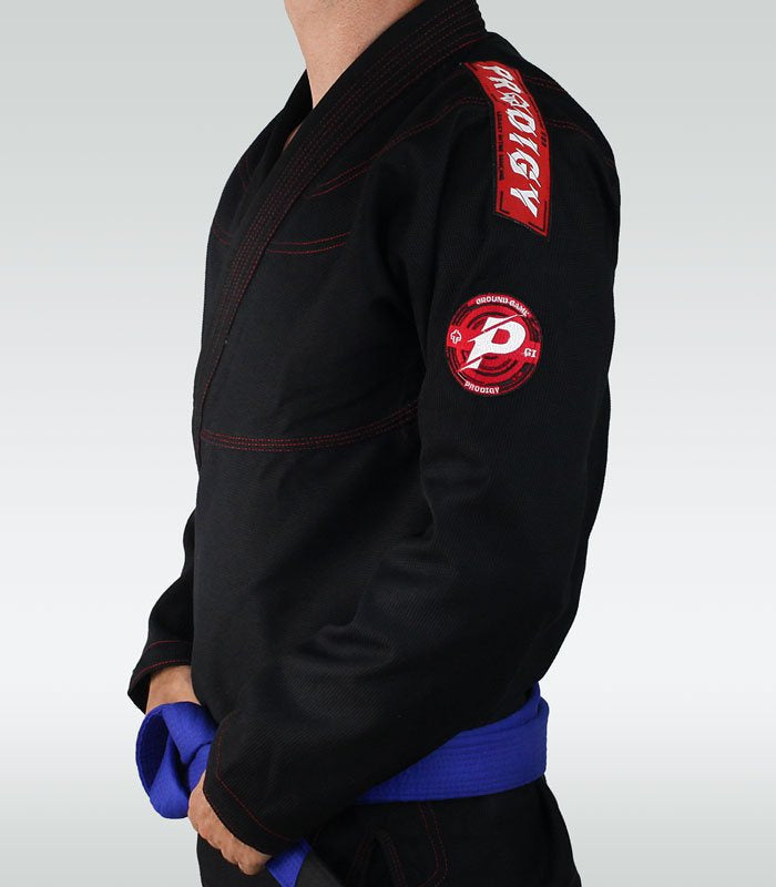 GI na BJJ pro teenagery Prodigy (černé) + pás ZDARMA