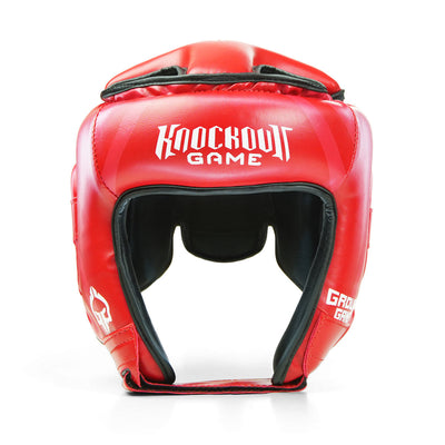 Turnajová boxerská přilba Cyborg (červená)