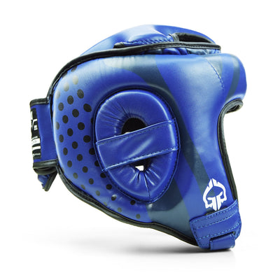 Turnajová boxerská přilba Cyborg (modrá)