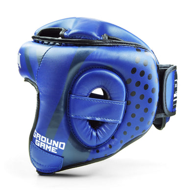 Turnajová boxerská přilba Cyborg (modrá)