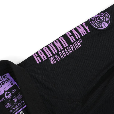 Dámské BJJ kimono/GI Champion 3.0 Lavender (černé) + pásek ZDARMA