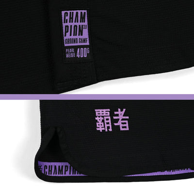Dámské BJJ kimono/GI Champion 3.0 Lavender (černé) + pásek ZDARMA