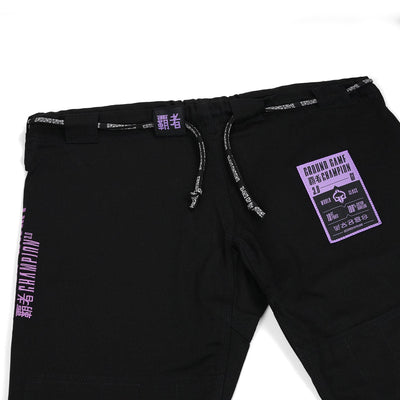 Dámské BJJ kimono/GI Champion 3.0 Lavender (černé) + pásek ZDARMA