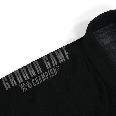 Kimono / gi na BJJ Champion 3.0 Shadow (černé) + pásek ZDARMA