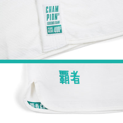 Dámské BJJ kimono/gi Champion 3.0 Mint (bílé) + pásek ZDARMA