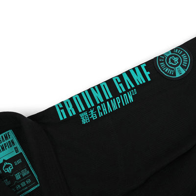 Dámské BJJ kimono/gi Champion 3.0 Mint (černé) + pásek ZDARMA