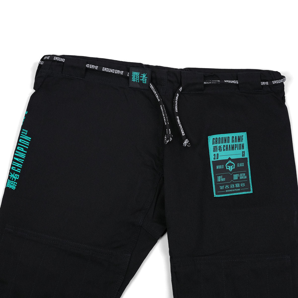 Dámské BJJ kimono/gi Champion 3.0 Mint (černé) + pásek ZDARMA