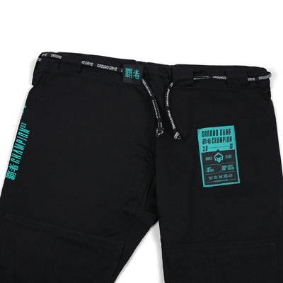Dámské BJJ kimono/gi Champion 3.0 Mint (černé) + pásek ZDARMA