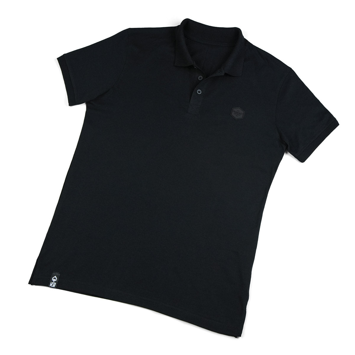Polo tričko Label (černé)