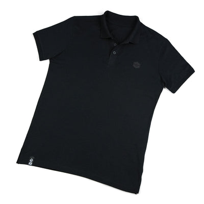 Polo tričko Label (černé)