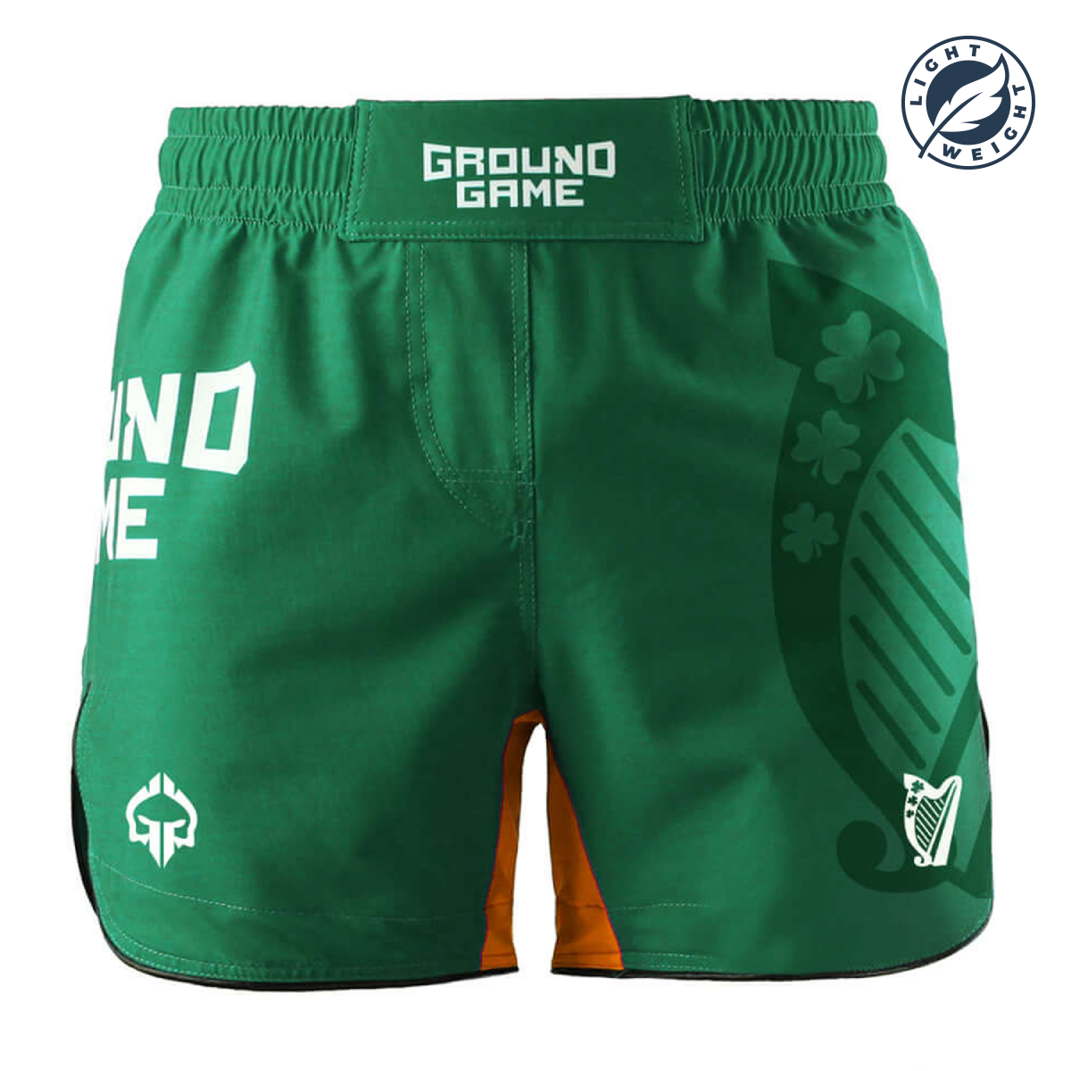Lehké MMA šortky Irsko (zelené)