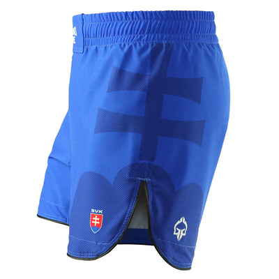 Lehké MMA šortky Slovensko (modré)