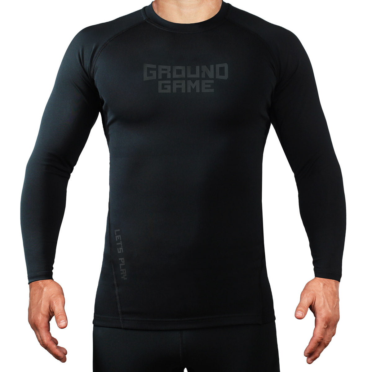 Rashguard Athletic Shadow Black s dlouhým rukávem