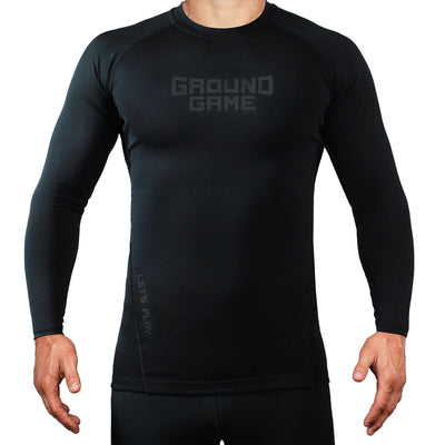 Rashguard Athletic Shadow Black s dlouhým rukávem