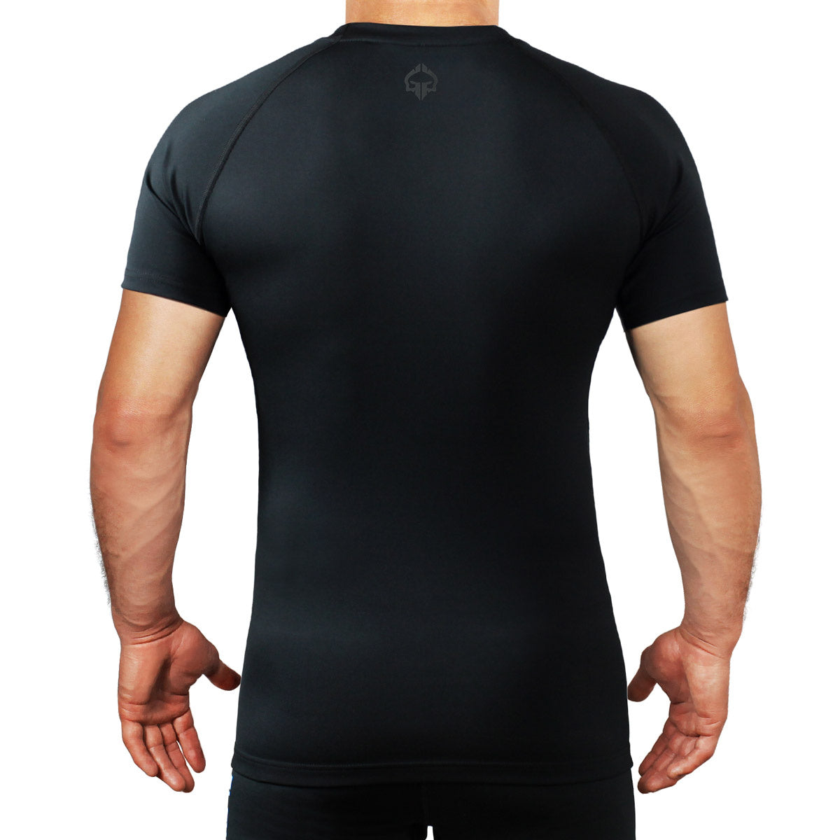 Rashguard Athletic Shadow Black s krátkým rukávem
