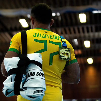 Rashguard Brazil Football s krátkým rukávem