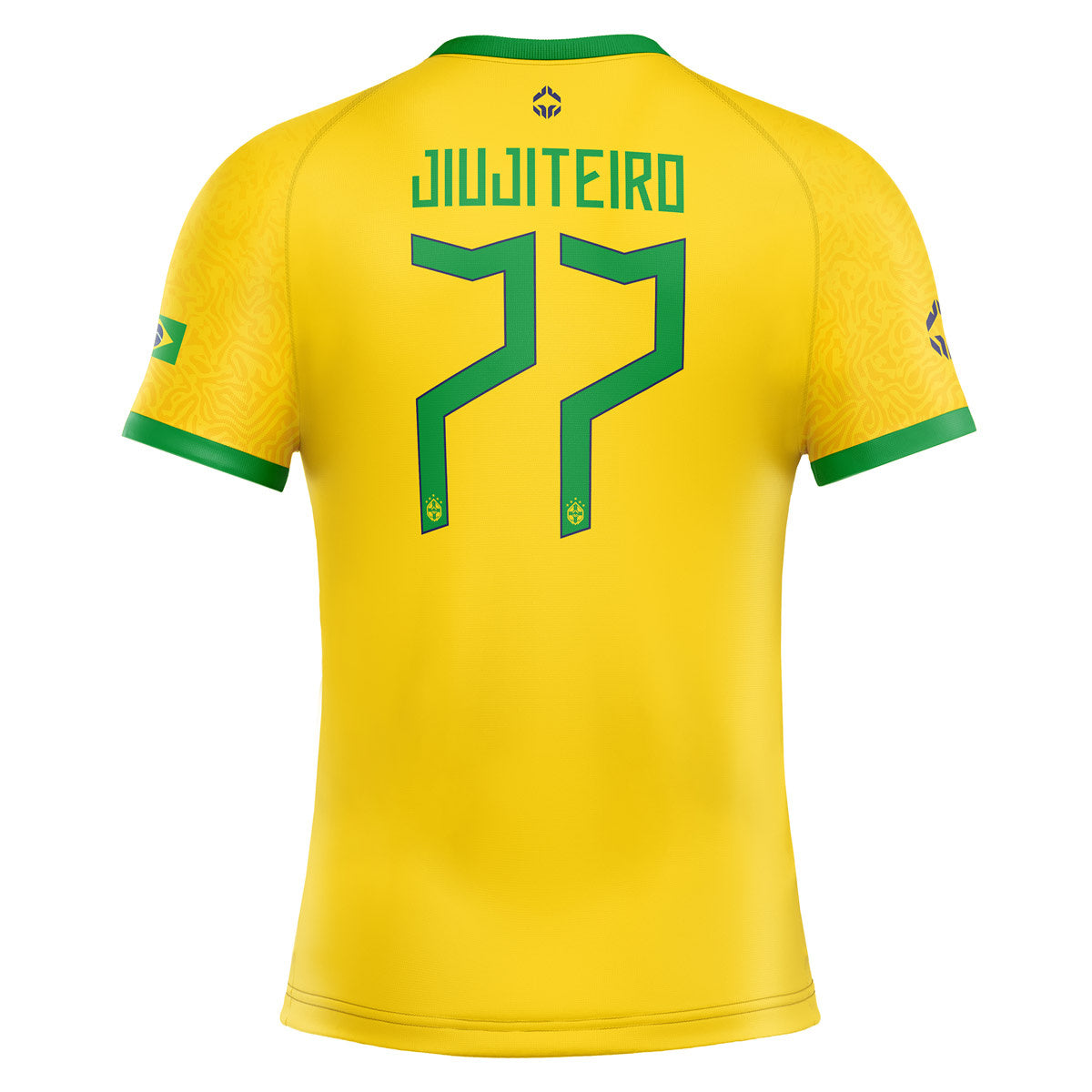 Rashguard Brazil Football s krátkým rukávem