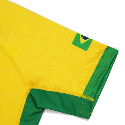 Rashguard Brazil Football s krátkým rukávem