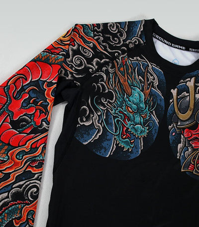 Rashguard Bushido 3.0 s dlouhým rukávem (černý)