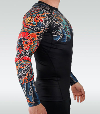 Rashguard Bushido 3.0 s dlouhým rukávem (černý)