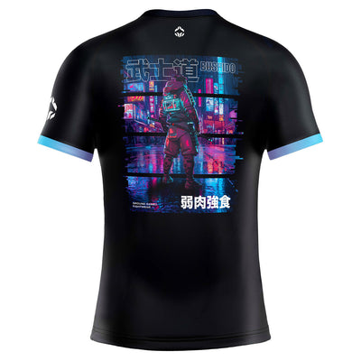 Rashguard Cyber Samurai s krátkým rukávem