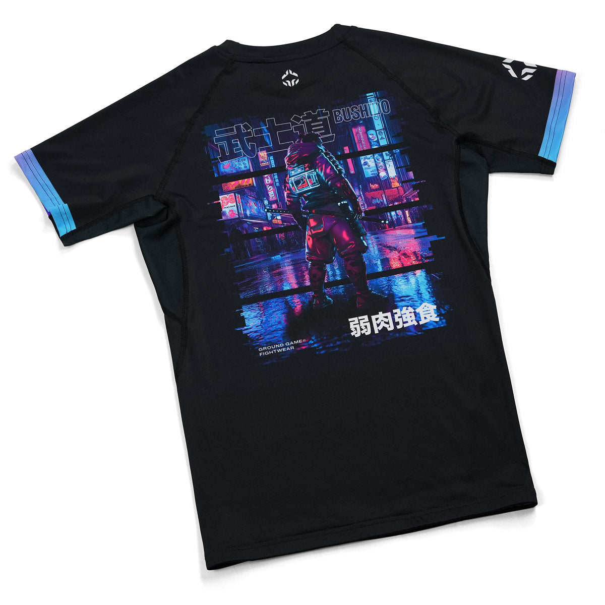 Rashguard Cyber Samurai s krátkým rukávem