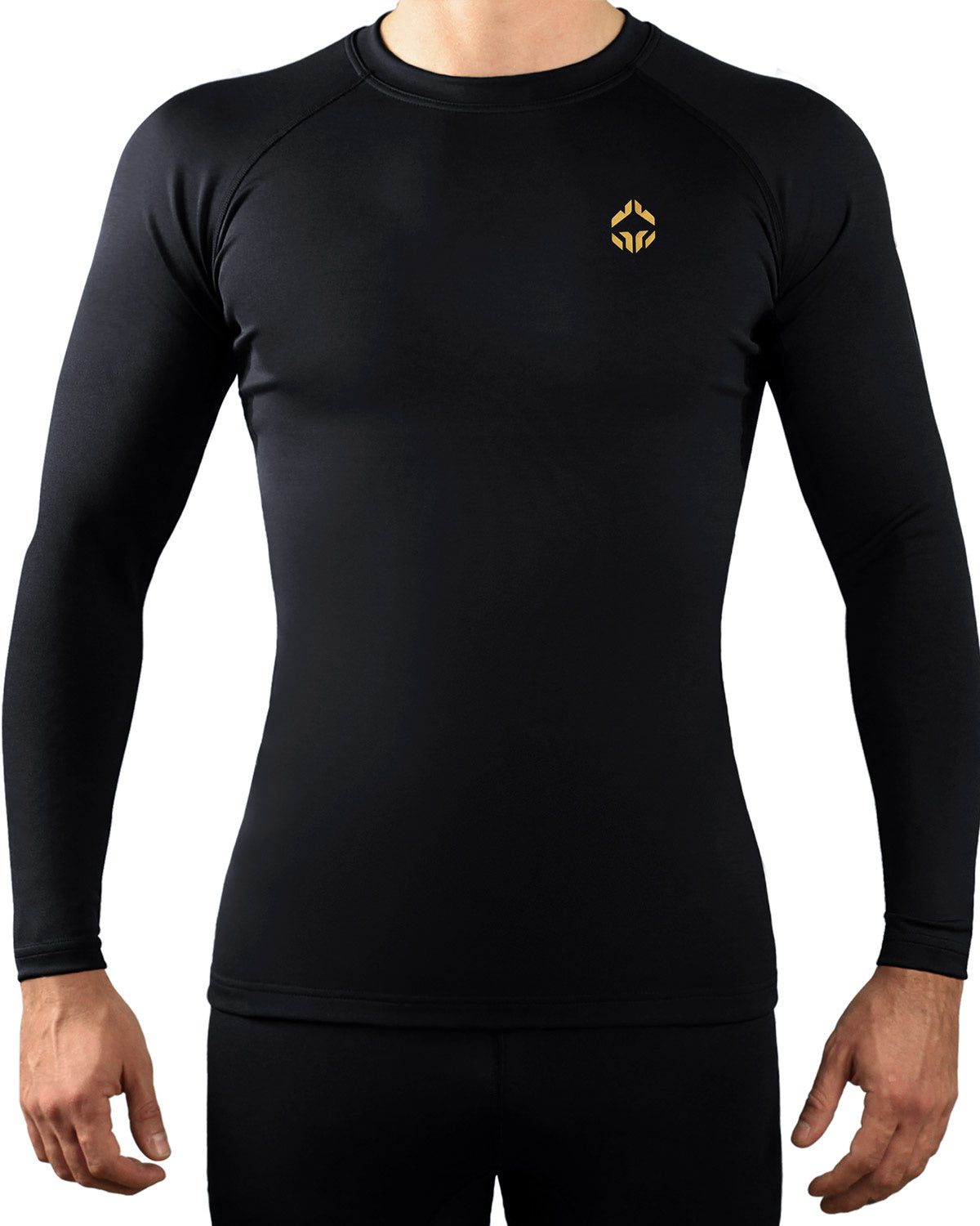 Rashguard Essential Gold s dlouhým rukávem