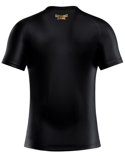 Rashguard Essential Gold s krátkým rukávem
