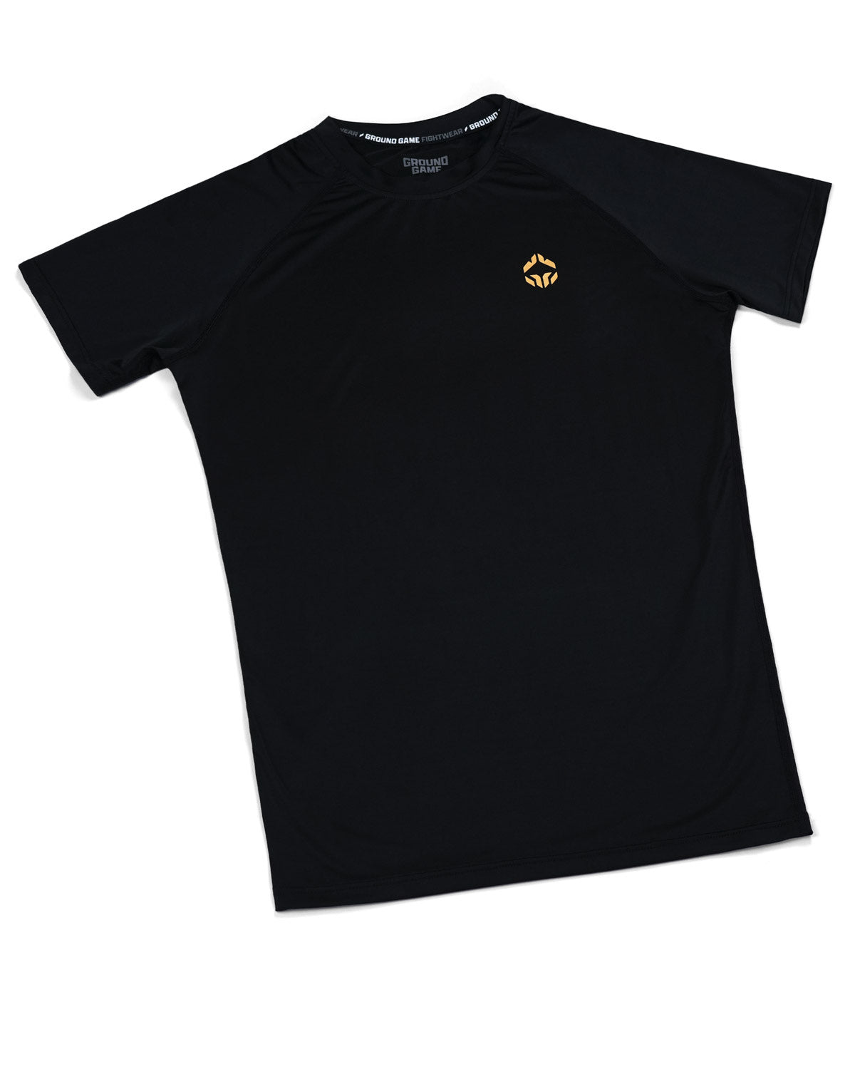 Rashguard Essential Gold s krátkým rukávem