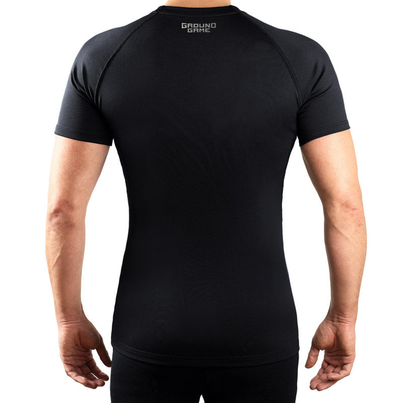 Rashguard Essential Platinum s krátkým rukávem