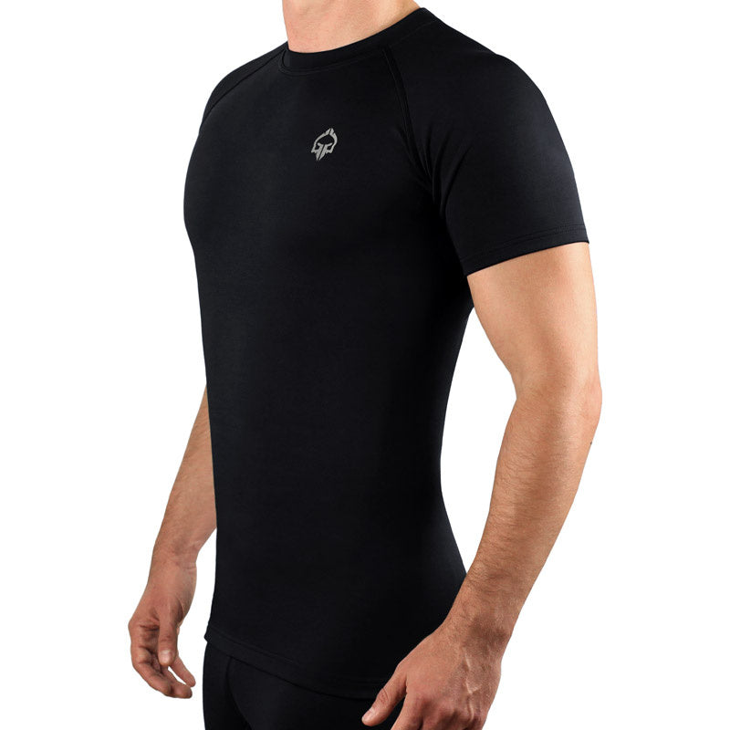 Rashguard Essential Platinum s krátkým rukávem