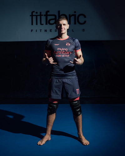Rashguard FC Armbar s krátkým rukávem (tmavě modrý)