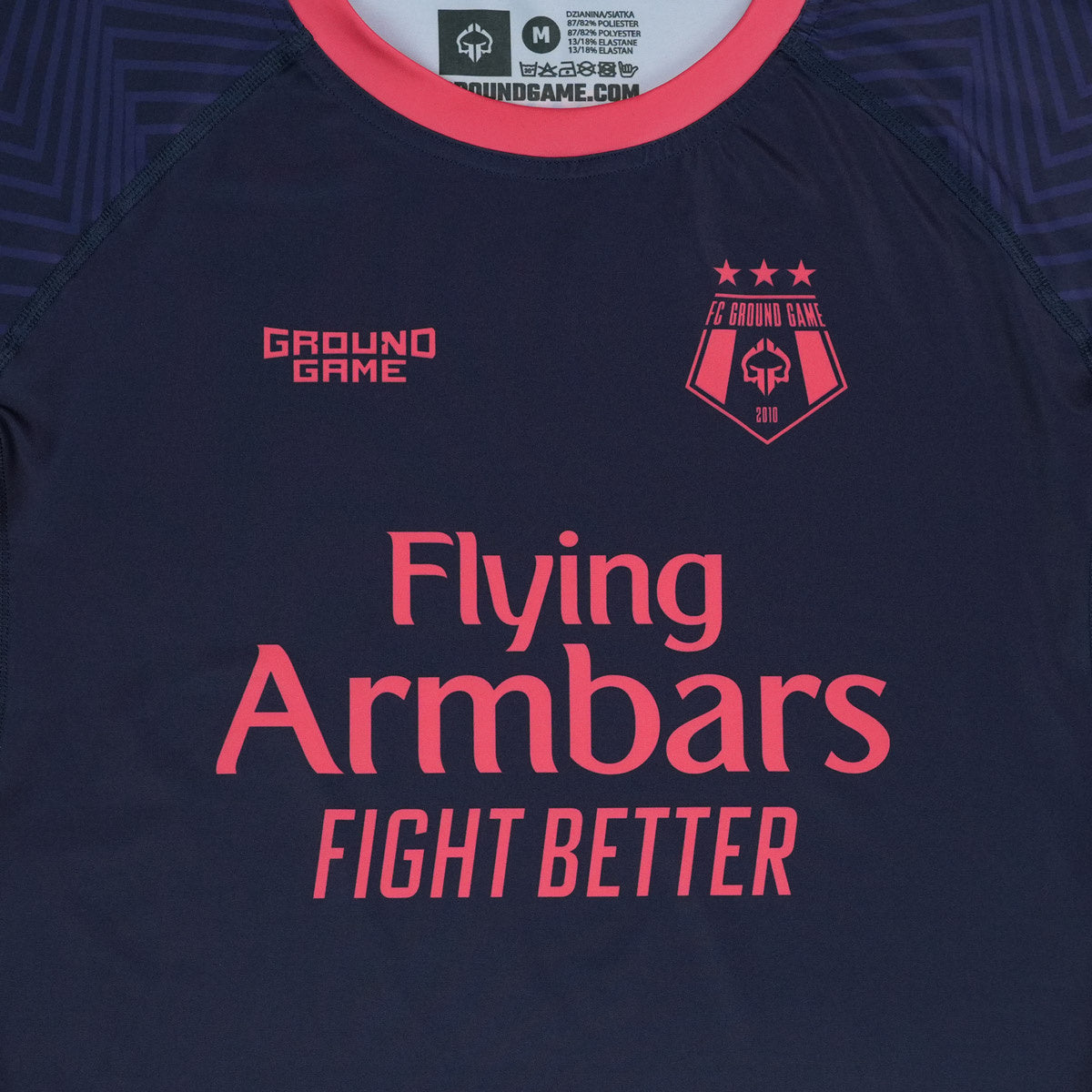 Rashguard FC Armbar s krátkým rukávem (tmavě modrý)