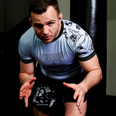 Rashguard Jiu-Jitsu is Calling x Noize s krátkým rukávem
