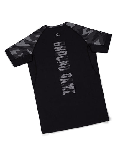 Rashguard Military s krátkým rukávem