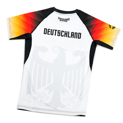 Rashguard Německo s krátkým rukávem (bílý)