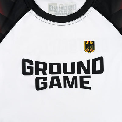Rashguard Německo s krátkým rukávem (bílý)
