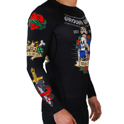 Rashguard Oldschool s dlouhým rukávem