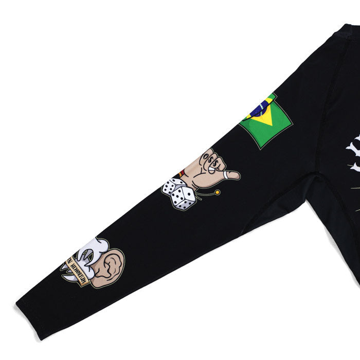 Rashguard Oldschool s dlouhým rukávem
