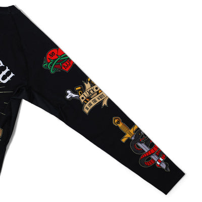 Rashguard Oldschool s dlouhým rukávem