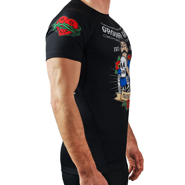 Rashguard Oldschool s krátkým rukávem