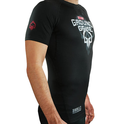 Rashguard Skullz s krátkým rukávem