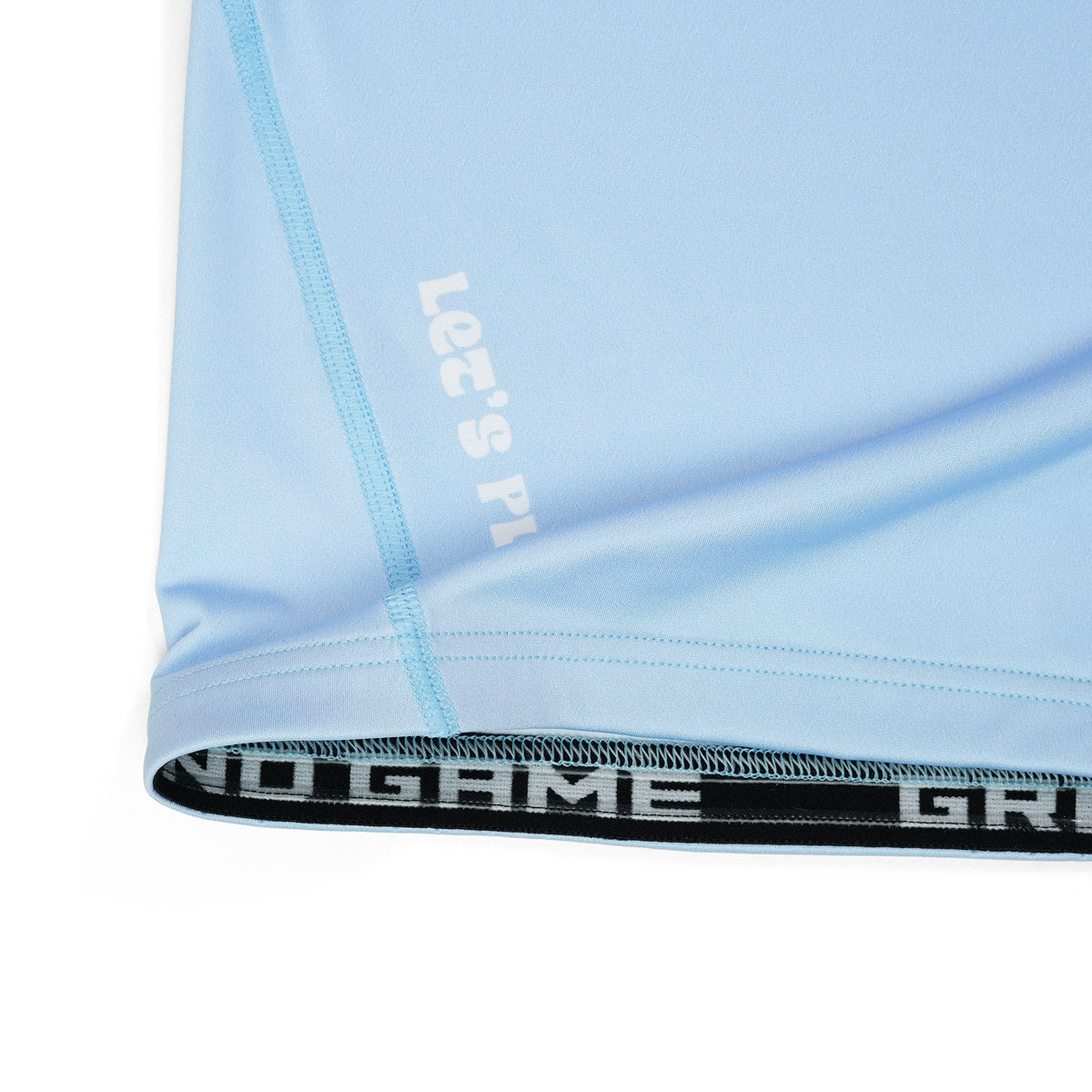 Dámský rashguard Athletic Light Blue s krátkým rukávem