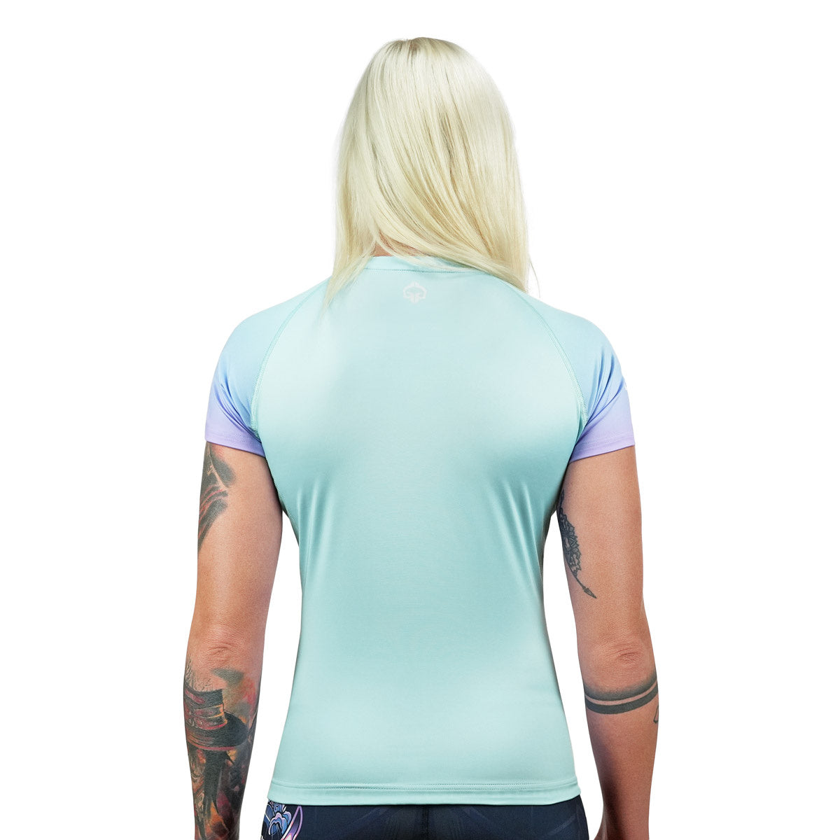 Dámský rashguard Athletic Mint s krátkým rukávem